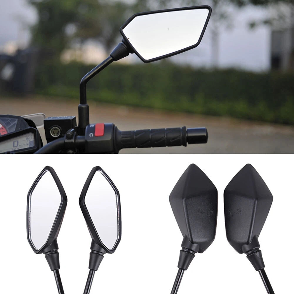 M10 10mm Universal Motorcycle Rearview Side Mirrors for Honda