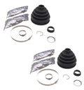 Set of 2 Front Outer CV Axle Joint Boot Kits for Audi VW