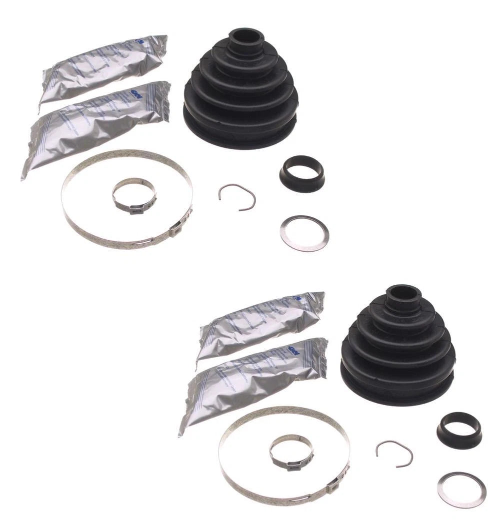 Set of 2 Front Outer CV Axle Joint Boot Kits for Audi VW