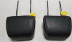 Set of 2 Rear 3rd Row Headrests for Ford Flex (2009–2012) Black Leather