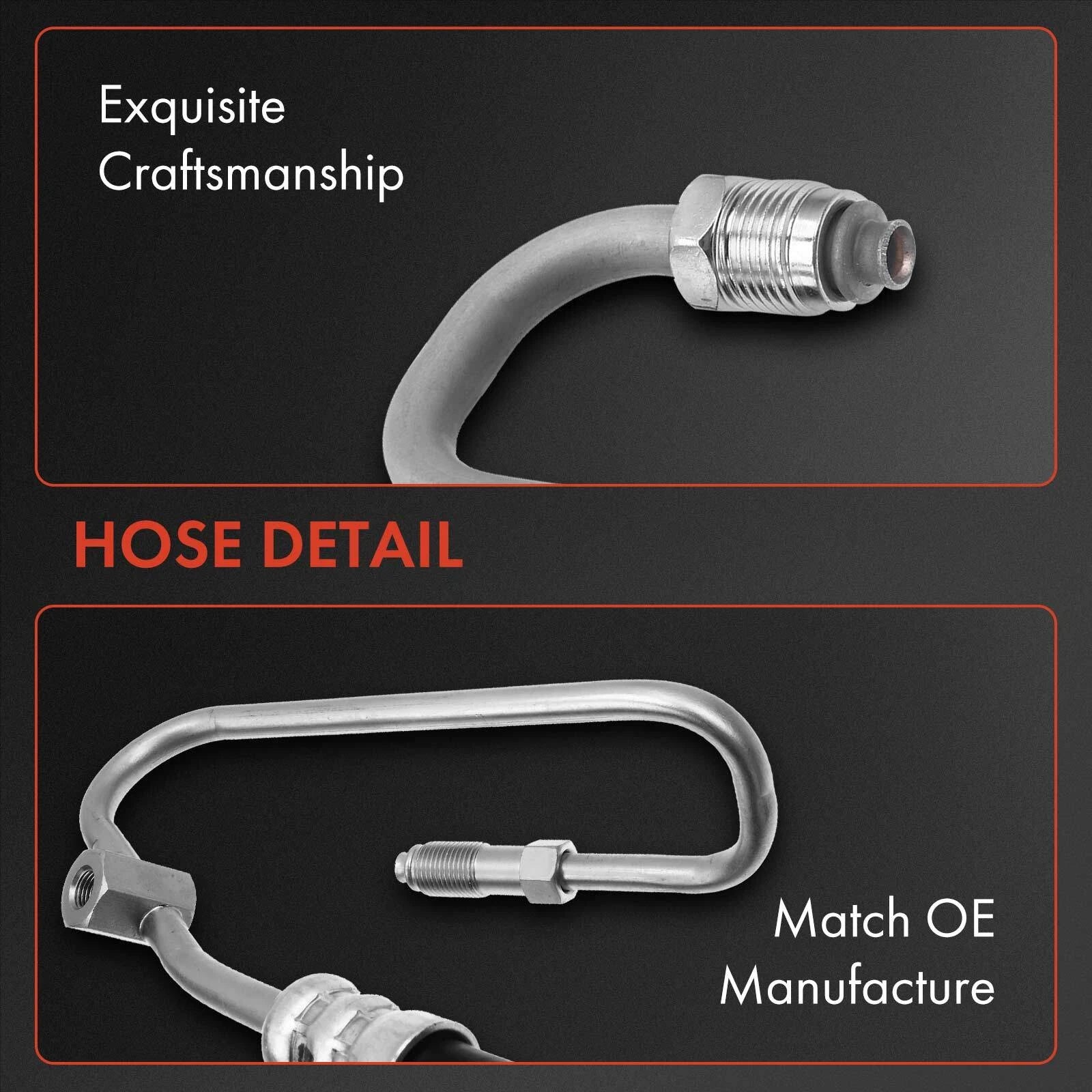 2X Power Steering Pressure & Return Line Hose for Dodge Durango Dakota (1998-2004)