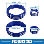 Set of 5 AC Audio Volume Knob Covers for Subaru BRZ, GR86 (2022) Blue