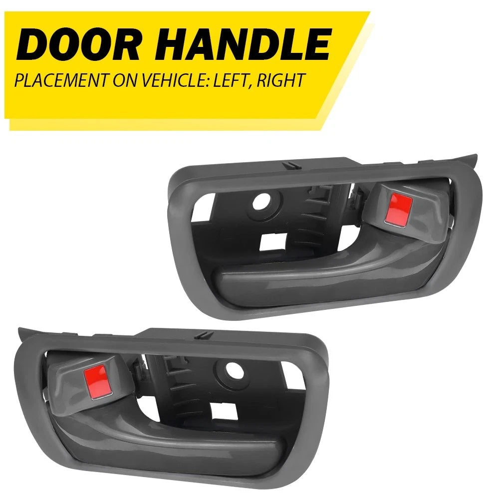 2X Inside Door Handles Left Right Gray for Toyota Camry (2002–2006)