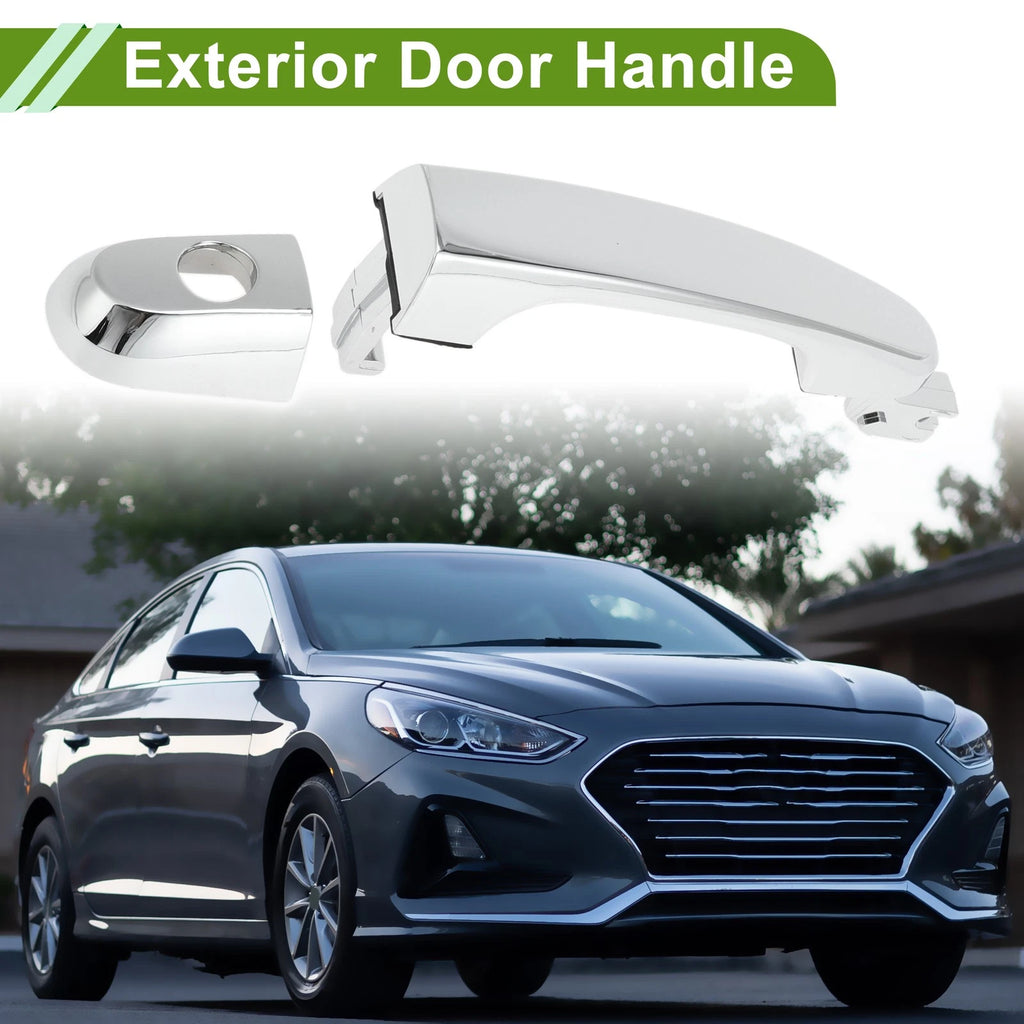Exterior Door Handle for Hyundai Kia (No. 826511F000) Front Left Silver Tone