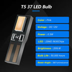 10X T5 74 5630-2SMD LED Speedometer Gauge Light for Universal
