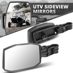 Universal UTV Side Foldable View Mirrors for Roll Cage Bar Mount