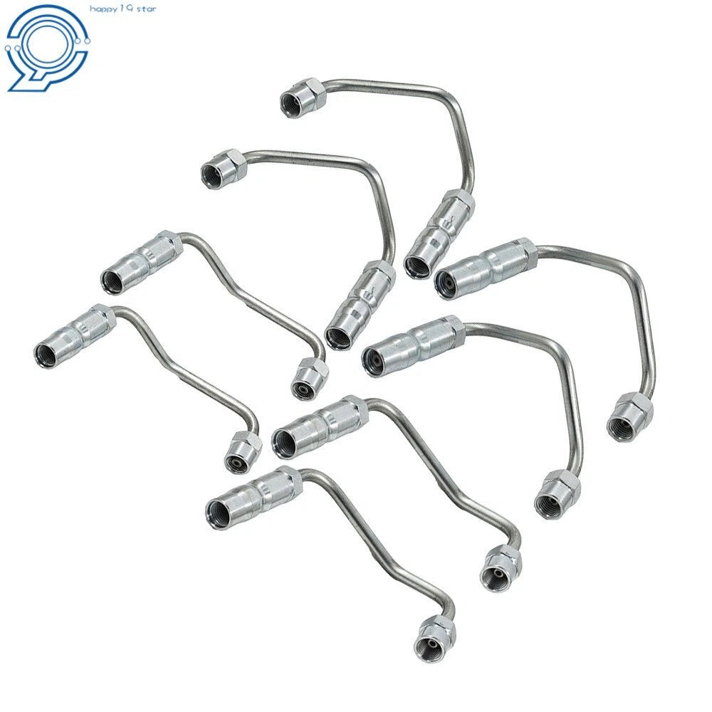 Set of 8 Fuel Injector Lines for Chevy GMC Duramax 2001–2004 6.6L LB7