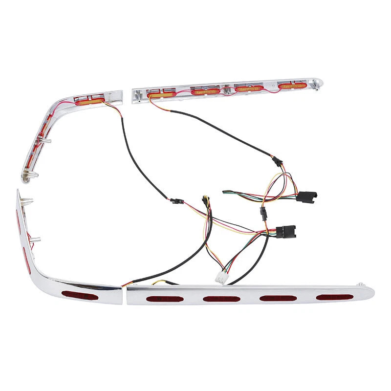 Saddlebag Decoration Trims LED Lights for Honda Goldwing 1800 GL1800 (2001–2011)