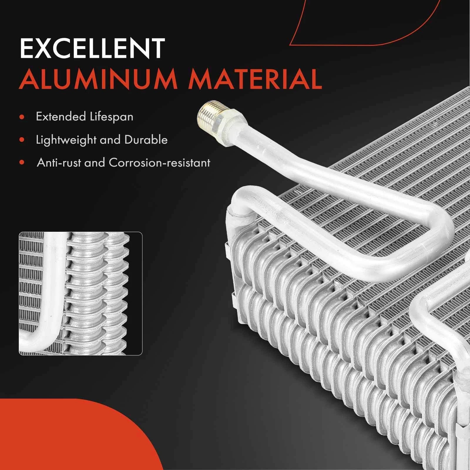 A/C Evaporator Core for Toyota Corolla and Geo Prizm (1988–1992)