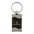 Black Rectangular Wave Keychain - Officially Licensed for Lincoln LS