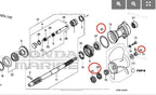 Lower Unit Oil Seal Kit 91252-ZY3-003 91351-ZY3-003 for Honda BF75D/90D (1995–2005)