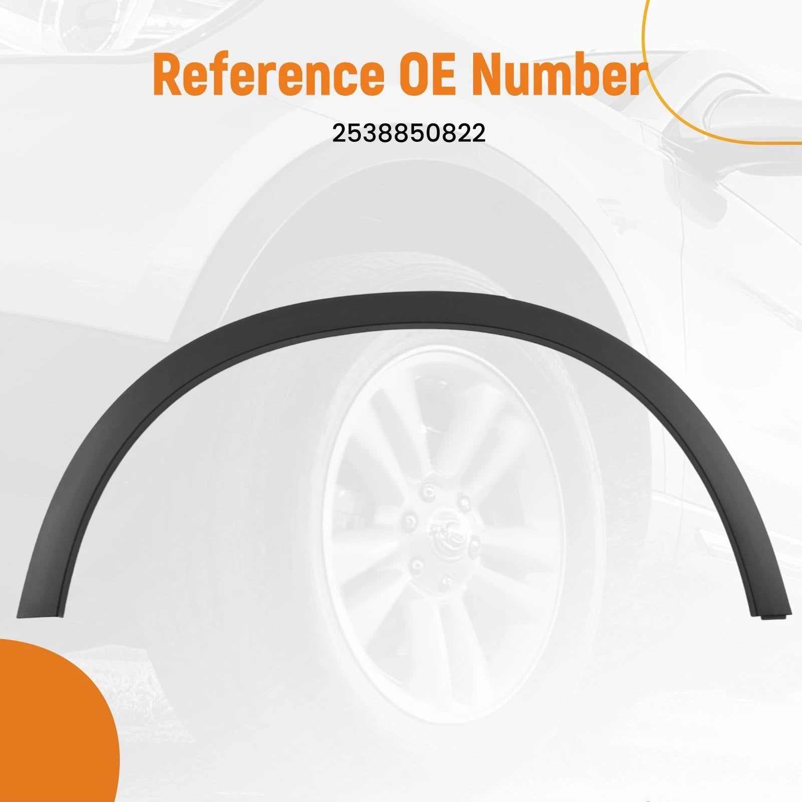 Fender Arch Flare Molding Rear Right for Mercedes-Benz GLC300 (2016–2022)