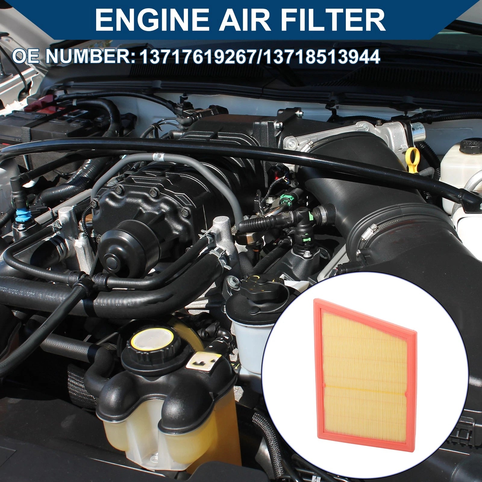 Engine Air Filter for BMW 228i Gran Coupe 2.0L L4 (2021–2024)