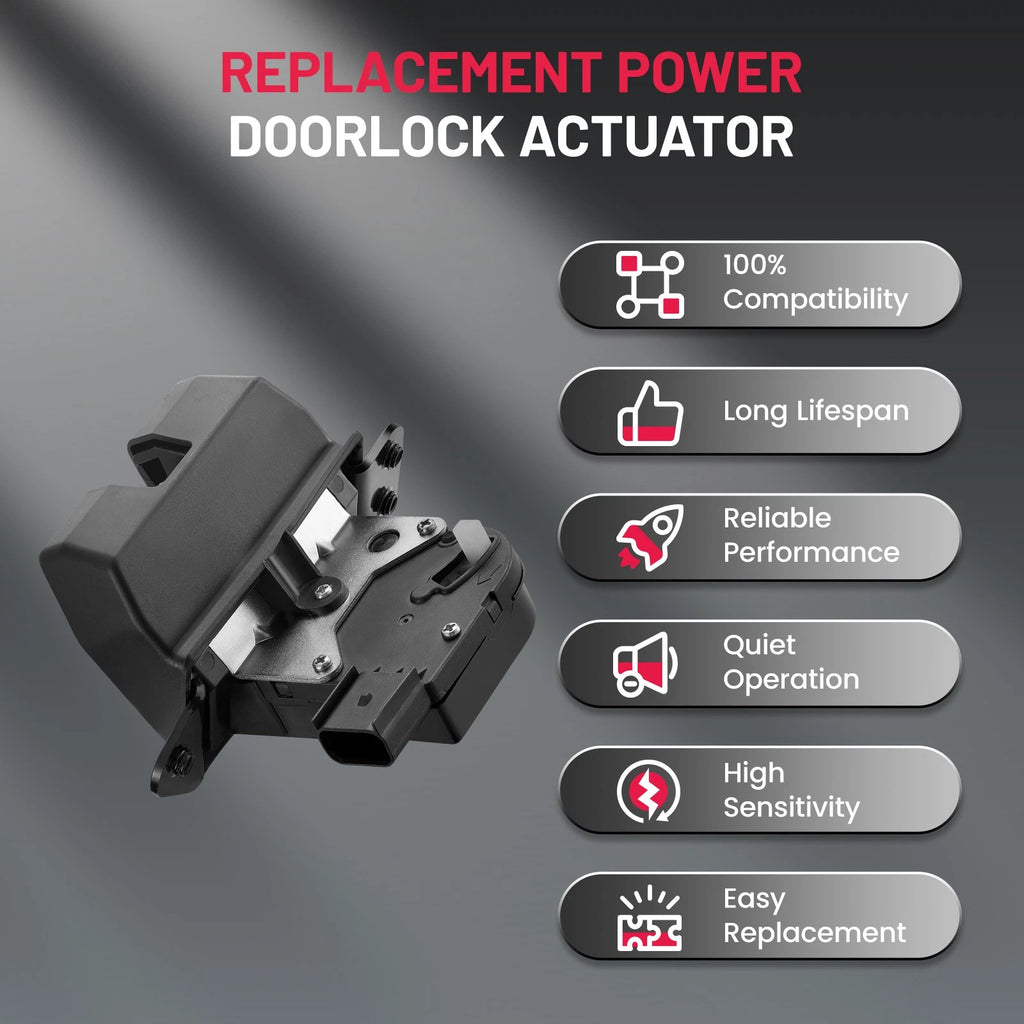 Rear Trunk Lock Actuator for Hyundai Santa Fe XL (2013–2019) Kia Sedona (2016–2021)
