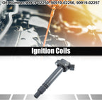 Set of 4 Ignition Coils for Toyota 4Runner (2010–2022) 90919-02250