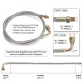 Turbo Oil Feed Line Kit for T3 T60 T4 T61 T70 Supercharged Engine (1/8 NPT)