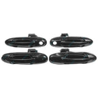 Black Front & Rear Outer Door Handles for Toyota Landcruiser 100 105 Series