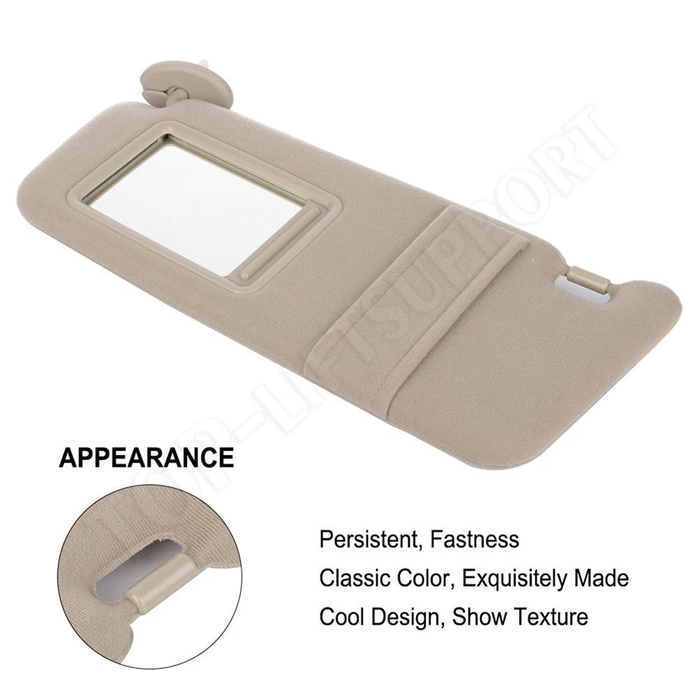 Sun Visor Set for Toyota Venza (2009–2016) Beige