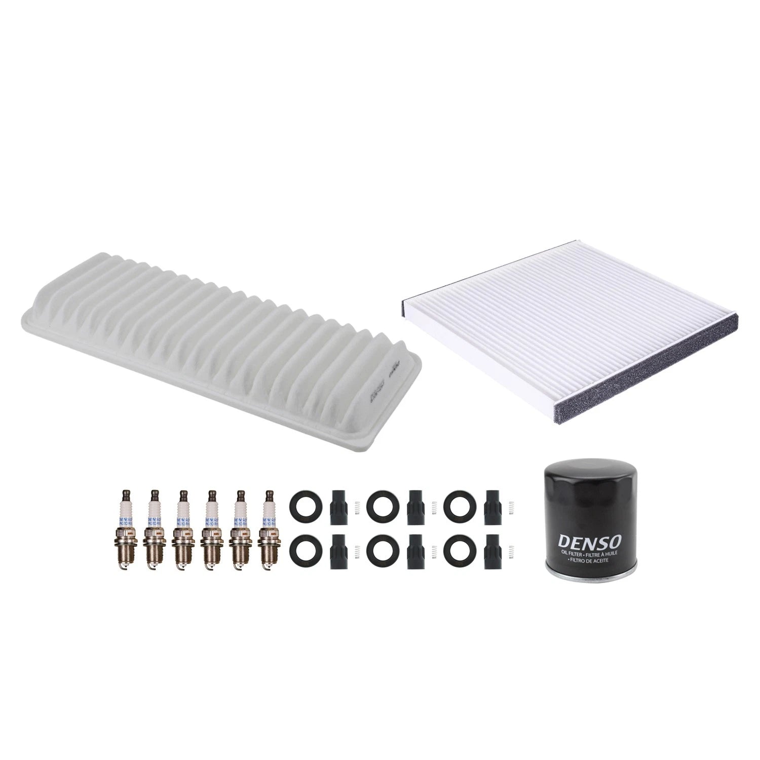 Denso Tune Up Kit 6 Spark Plugs & Boots for RX400h (2006–2008)