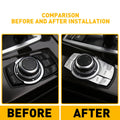 Chrome Multi-Media Button Cover Trim for BMW 3 4 5 6 X5 X6 Series (2013–2020)