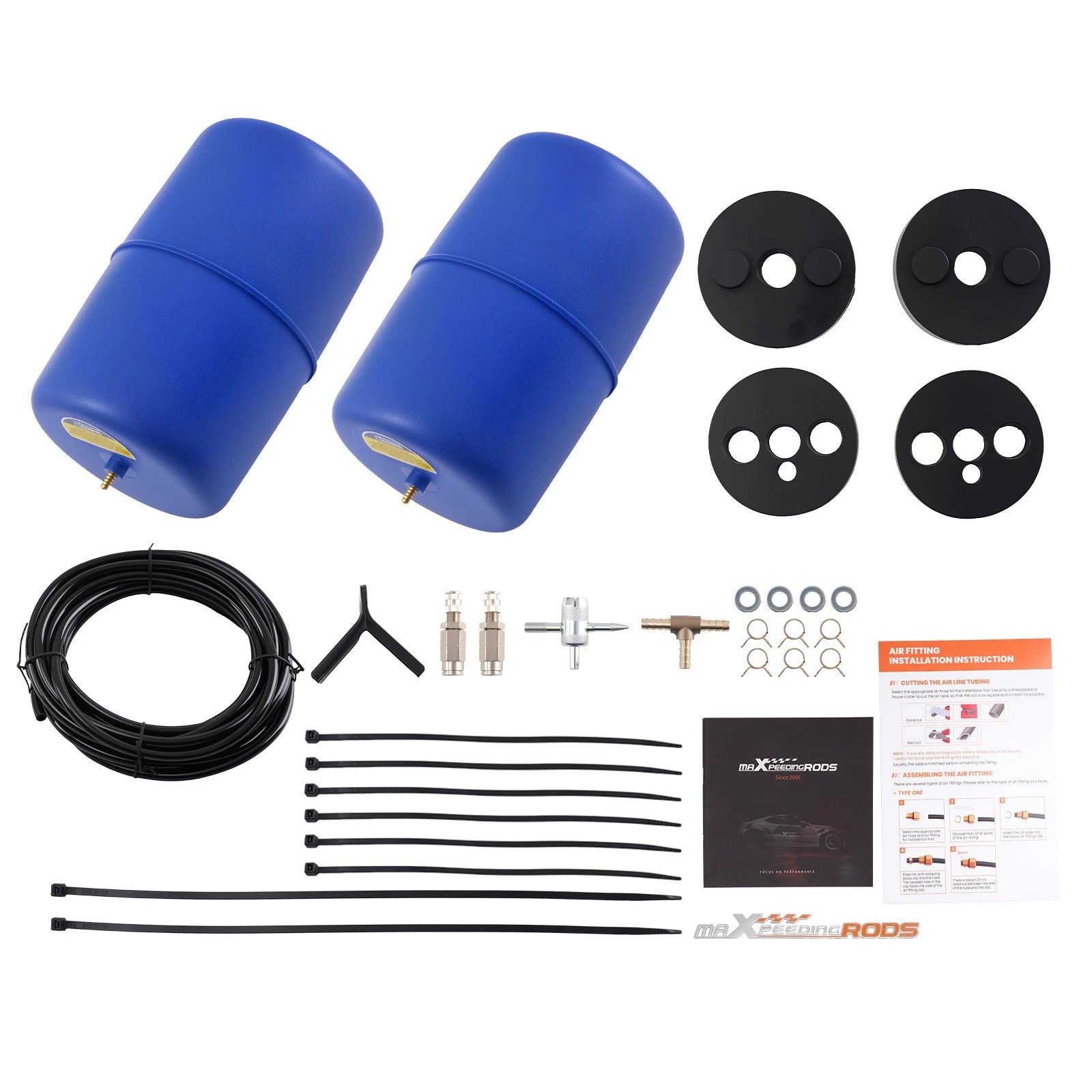 Rear Air Spring Bags Kit for Toyota Sequoia 5.7L AWD (2011–2022)