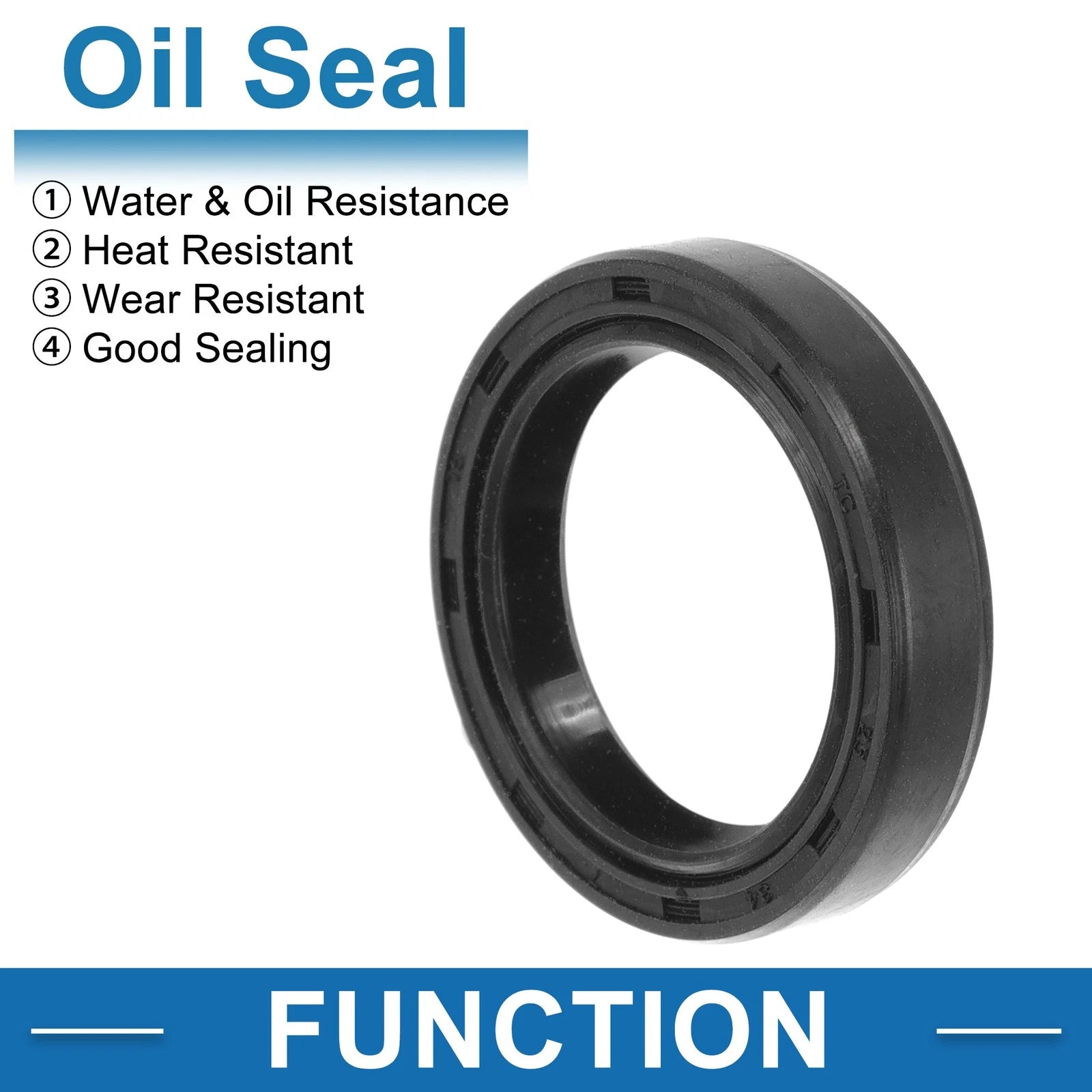 Set of 5 Oil Seal Rotary Shaft Seal for Various Models (25x34x7mm)