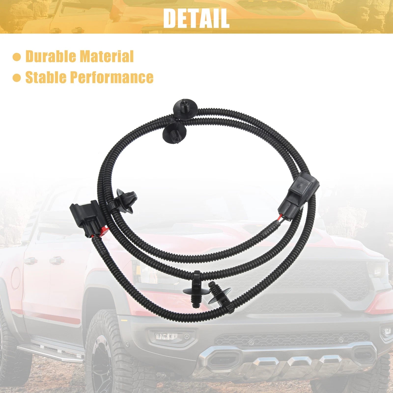 Under Hood Lamp Light Wiring Harness 68090861AA for Dodge Ram (2012–2017)