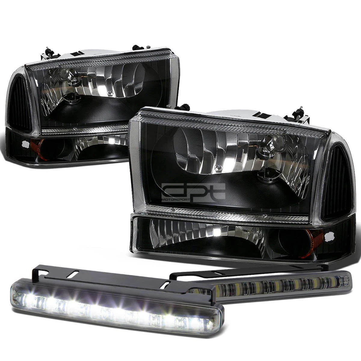 Smoked LED Fog Light Kit for Ford Super Duty (1999–2004)