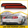 Smoked Rear Side Marker Lights for Ford Mustang (2010–2014)