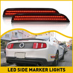 Smoked Rear Side Marker Lights for Ford Mustang (2010–2014)