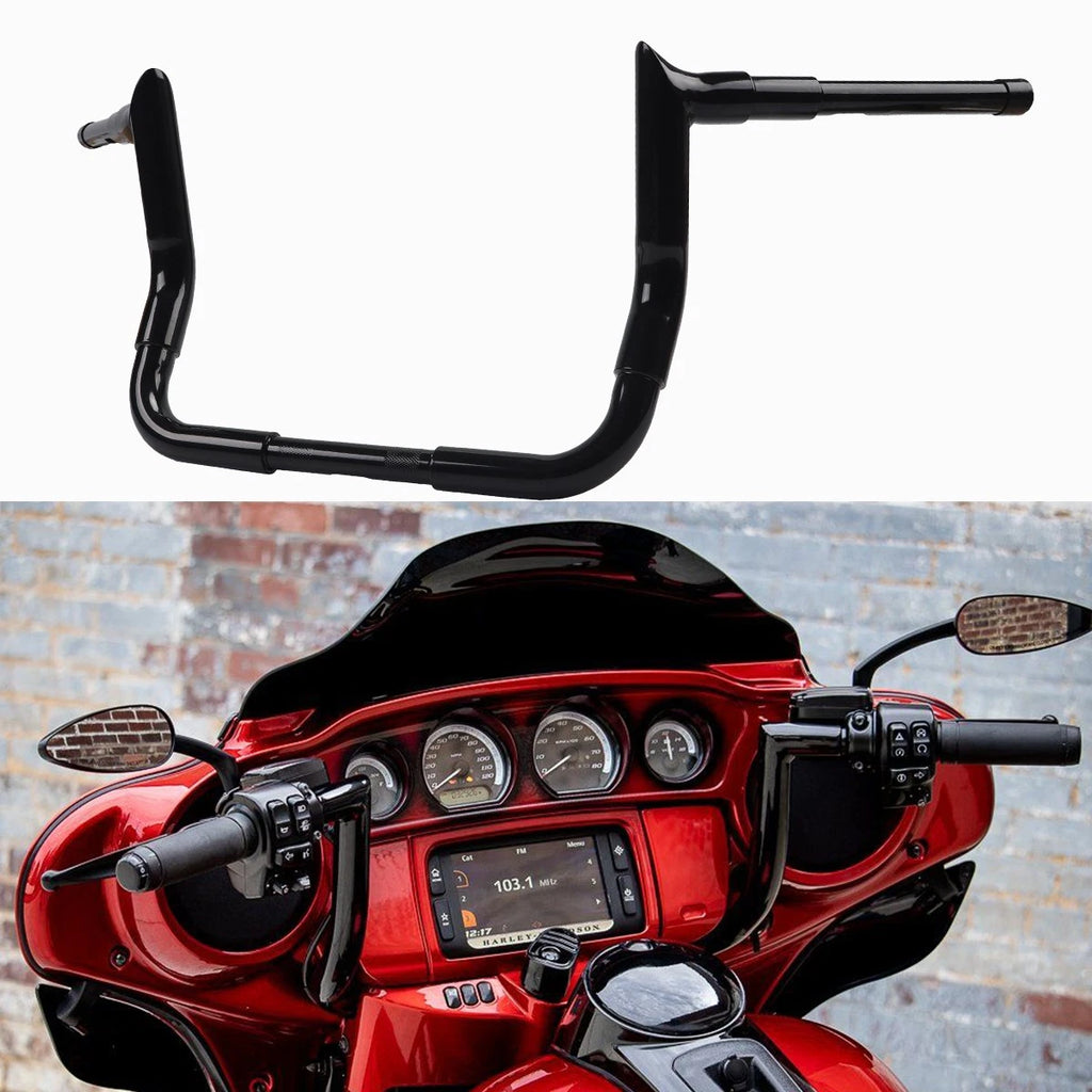 14" Meat Hook APE Hanger Handlebar for Harley Street Electra Glide (1982–2022)