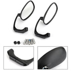 Pair of Round Rear View Mirrors for Universal Motorcycle (8mm 10mm)