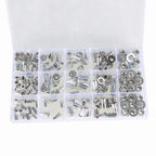 150 Pack Aluminum Rivet Nut Kit for Standard Inch SAE Imperial