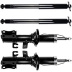 Set of 4 Struts Shocks Absorbers for Kia Rio (2002–2005)