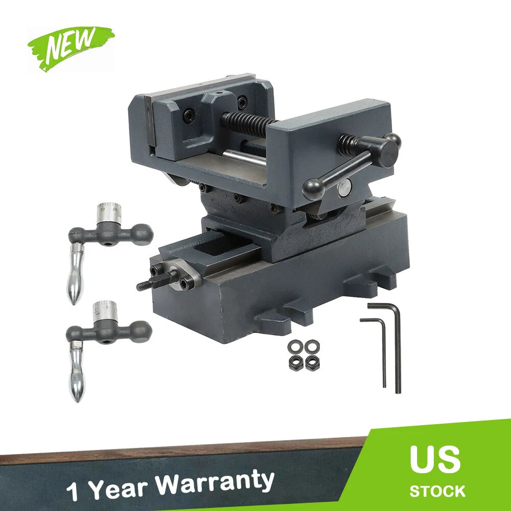 4 Inch Cross Slide Drill Press Vise for (11694 CS4)