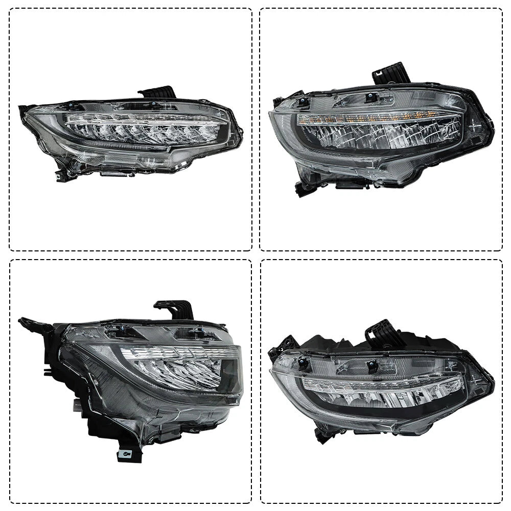 Full LED Right Headlight for Honda Civic (2016–2019)