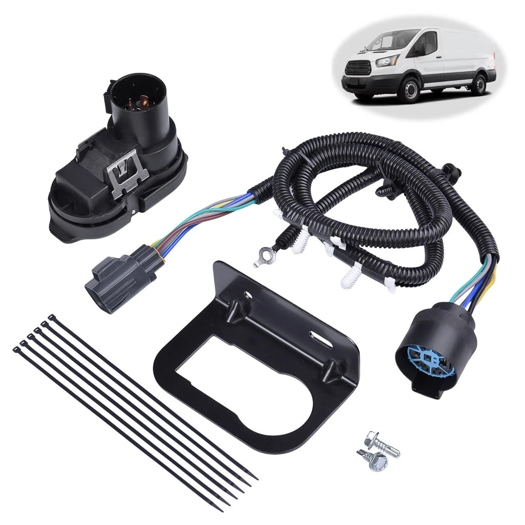 Trailer Tow Wiring Connector Harness for Ford Transit 150 (2015–2019)