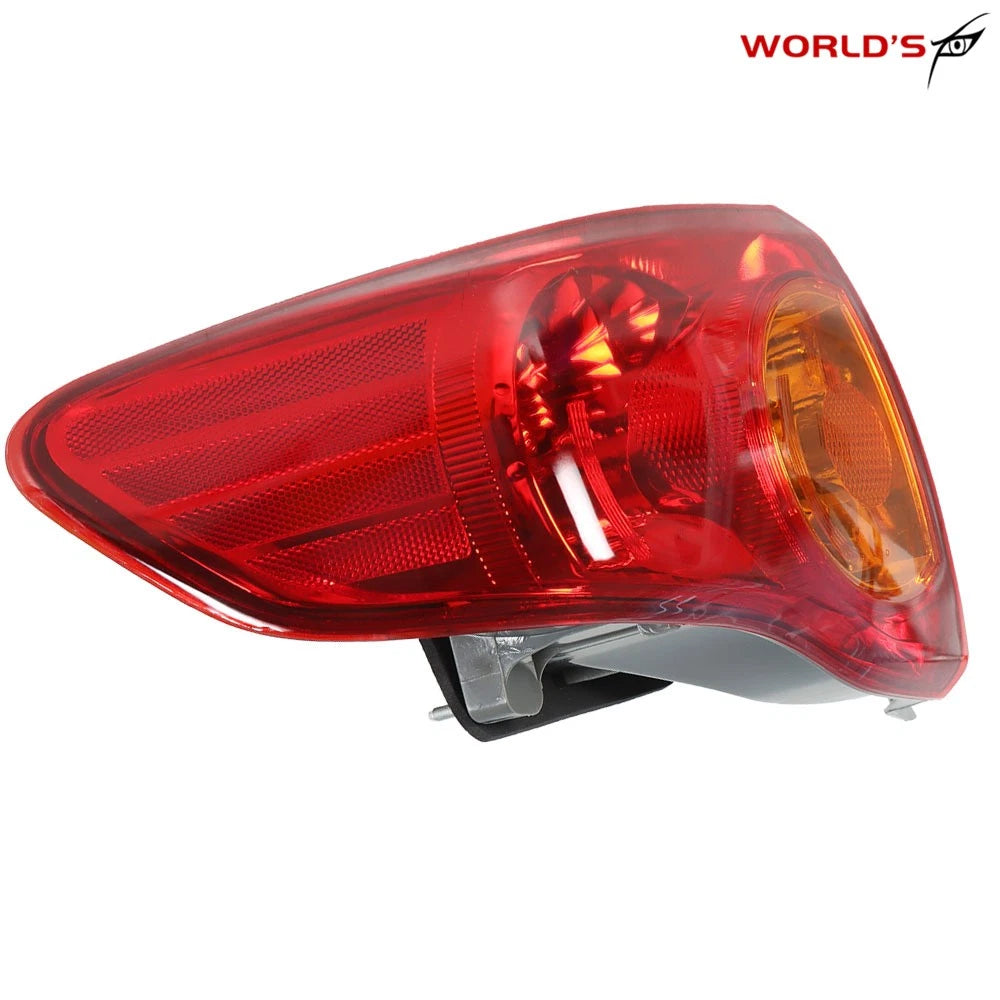 Set of 2 Red Outer Tail Light Lamps for Toyota Corolla (2009–2010)