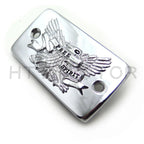 Chrome Brake Fluid Reservoir Cap Cover for Suzuki Boulevard C90 (2005–2006)