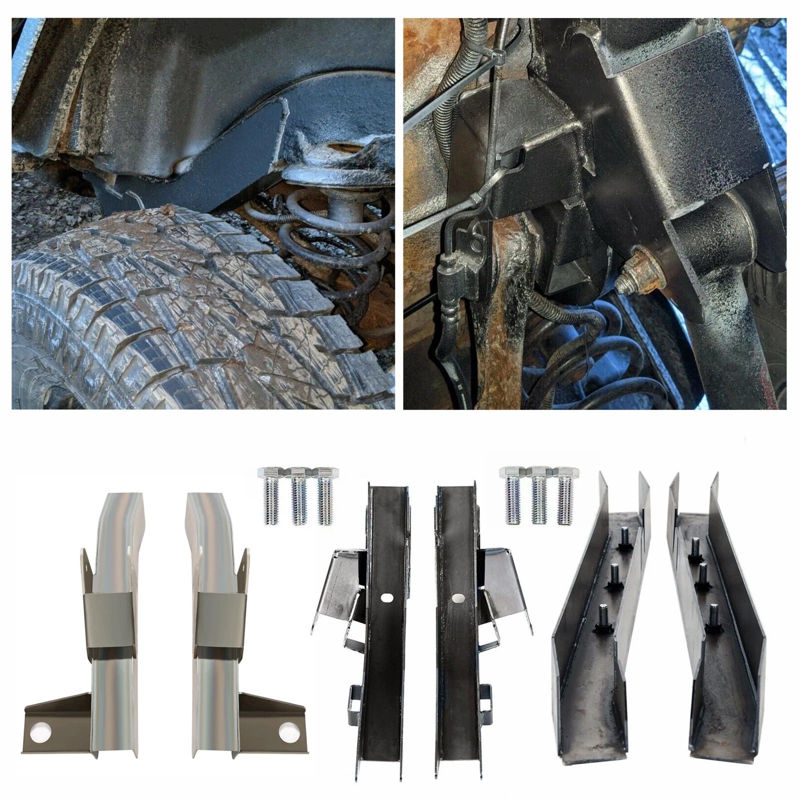 Frame Rust Repair Kit for Jeep Wrangler TJ (1997–2002) Heavy Duty Steel
