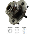 Wheel Hubs for Chrysler Pacifica (2007–2008) with Bearing & ABS Ring FWD