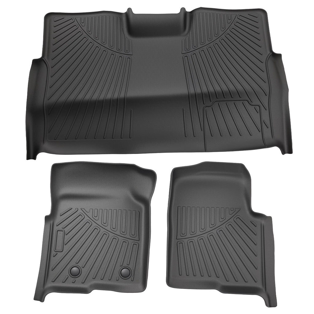 All Weather Floor Mats for Ford F-150 SuperCrew Cab (2010–2014) TPE