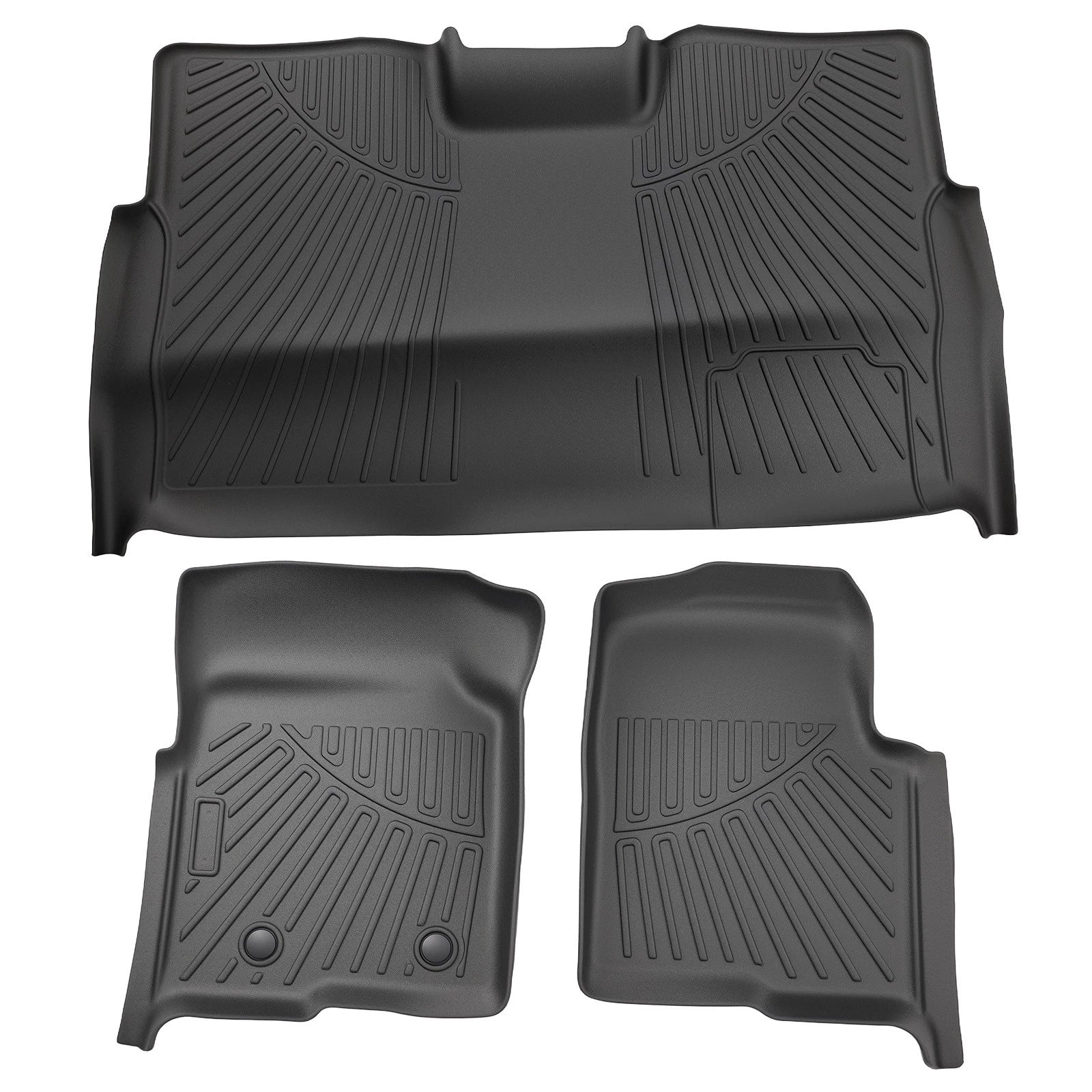 All Weather Floor Mats for Ford F-150 SuperCrew Cab (2010–2014) TPE