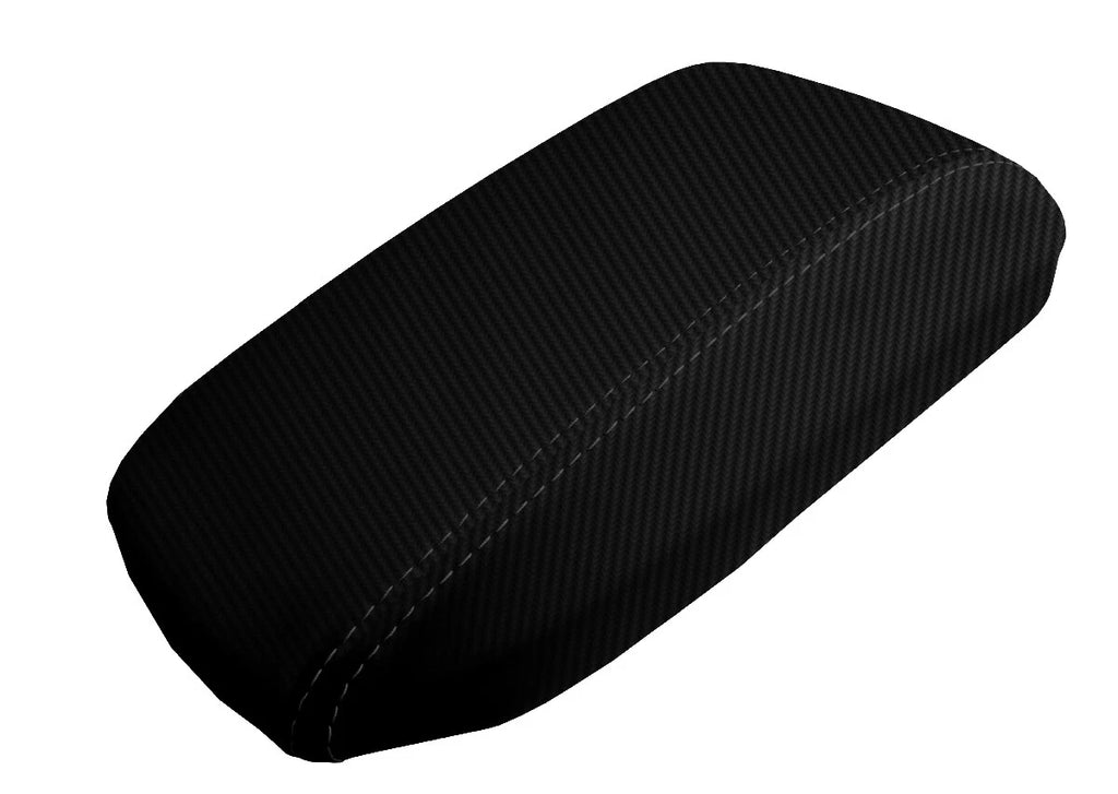 Carbon Fiber Console Lid Armrest Cover for Toyota Corolla (2014–2019)