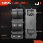 Power Window Switch for Ford F-250 Super Duty, Mercury Milan