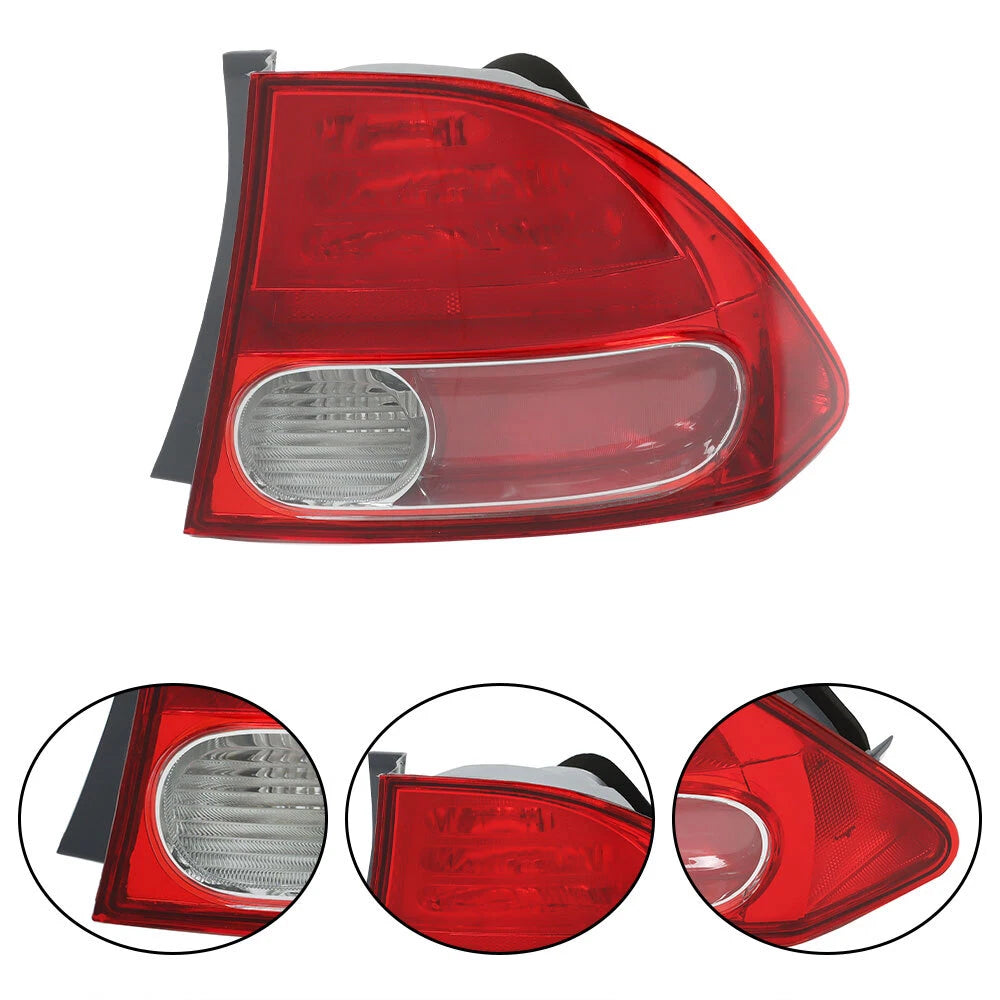 Right Side Halogen Tail Light Lamps for Honda Civic (2006–2008)