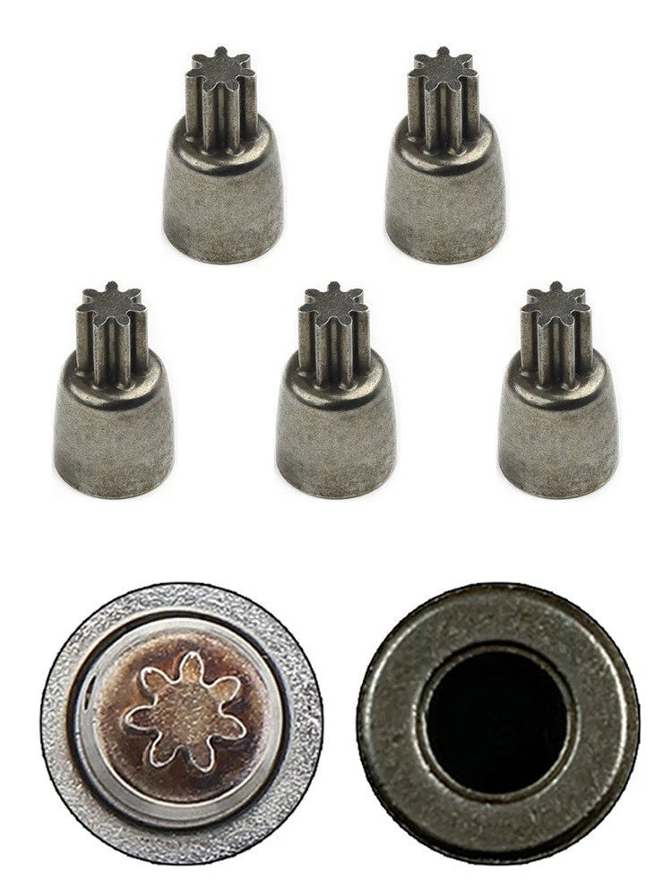 5-Pcs Gear Sleeve for Electric Wrench Motor Gear 7T (2106) 4.98mm Shaft