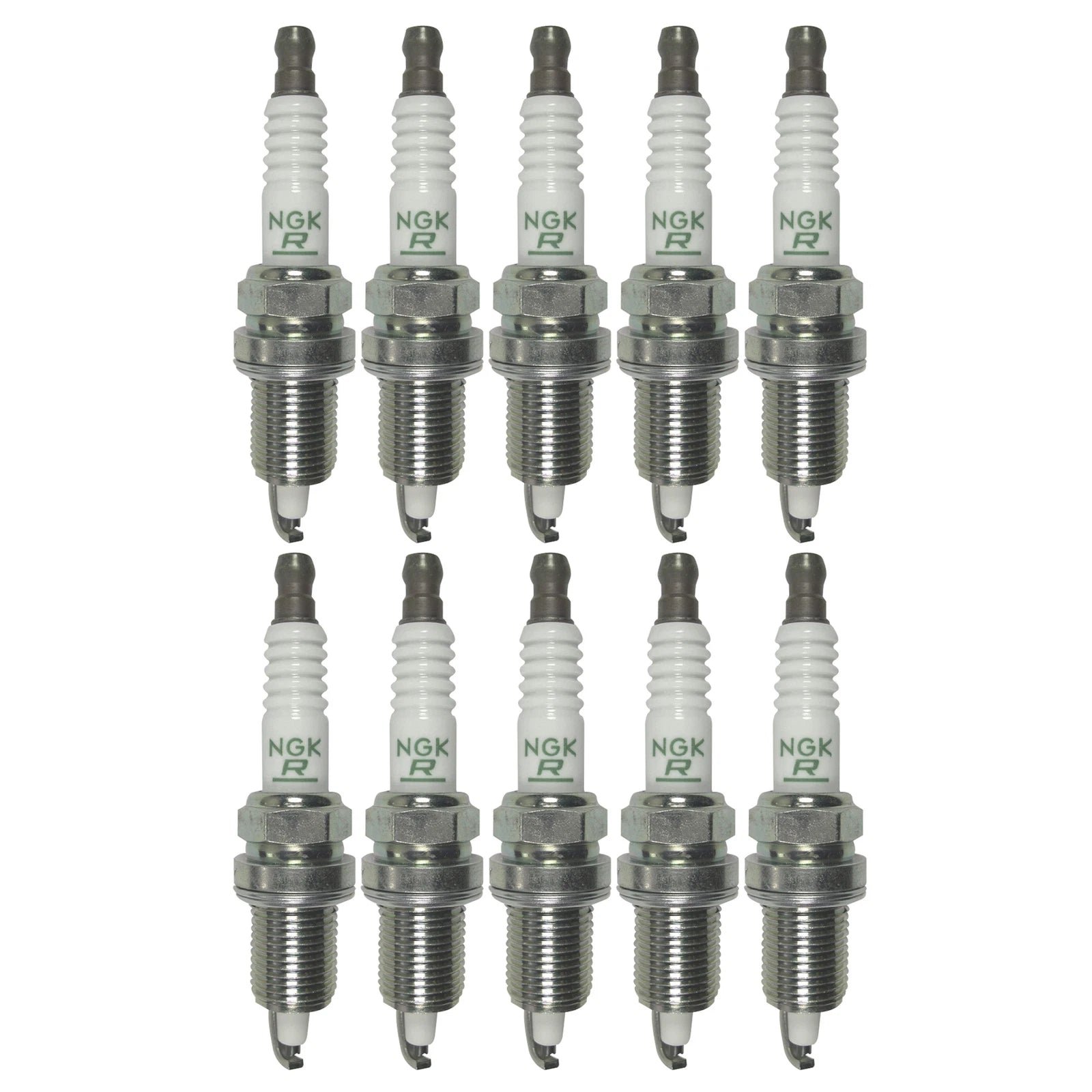 Set of 10 NGK V-Power Spark Plugs for Dodge Ram 1500 Viper (1992–2002)