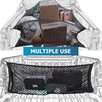 Truck Bed Bungee Cargo Net Stretchable Mesh Organizer for Camping (2019–2024)