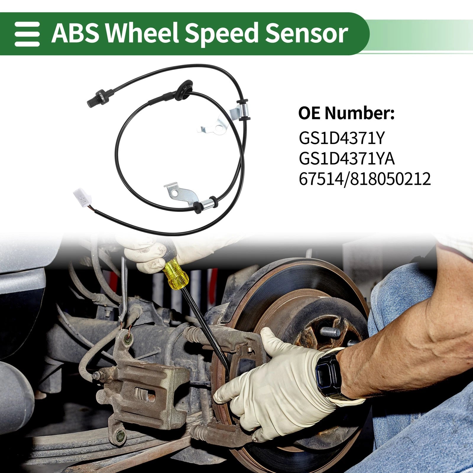 ABS Wheel Speed Sensor for Mazda 6 (2008–2011) GS1D4371Y/GS1D4371YA